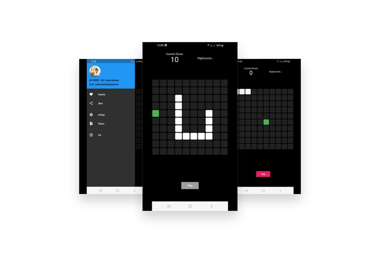 Snake Game Mobile App